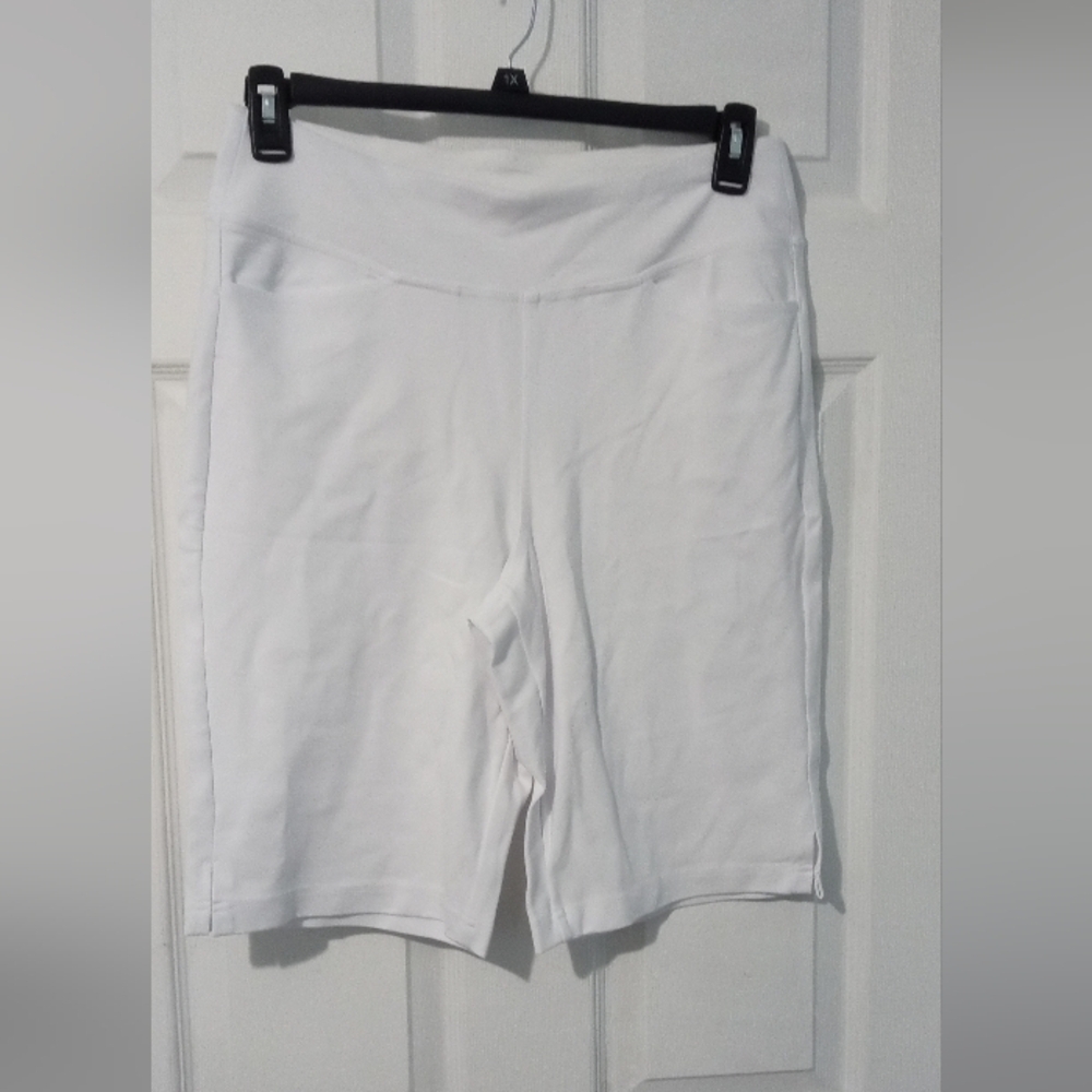 Belle by Kim Gravel Women's Classic White Bike Shorts
